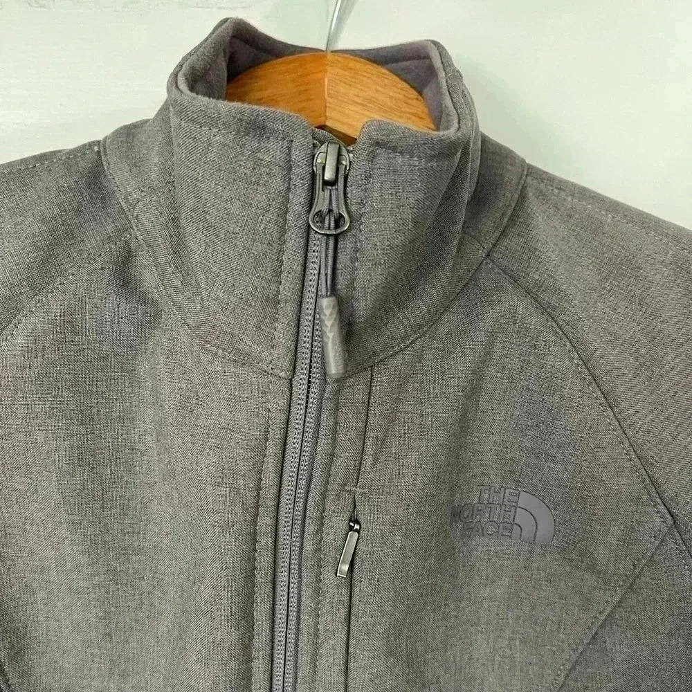 The North Face Women’s Gray Softshell Jacket Small Lightweight Weather-Resistant - Picture 3 of 12